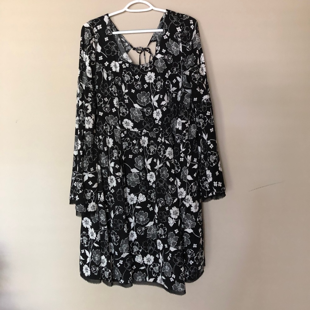 Torrid Long Bell Sleeve Dress